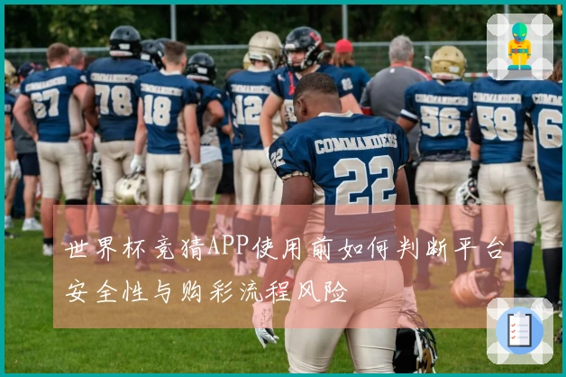 世界杯竞猜APP使用前如何判断平台安全性与购彩流程风险