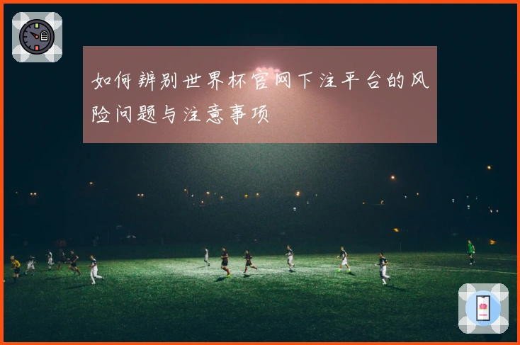 如何辨别世界杯官网下注平台的风险问题与注意事项